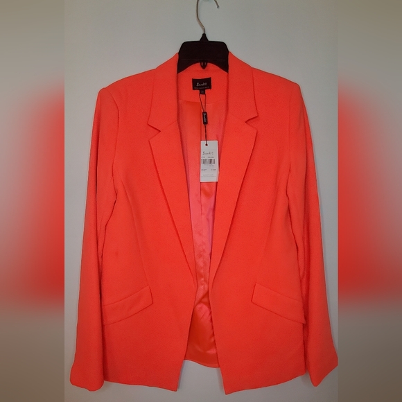 Bardot Jackets & Blazers - NWT BARDOT -size 4-Neon Coral Blazer/jacket long-sleeves